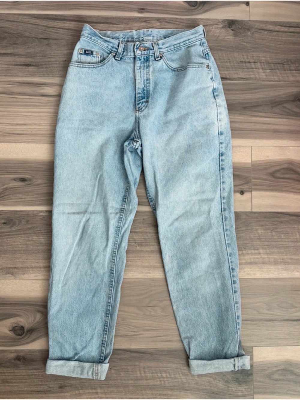 Lee Women’s Straight Leg Jeans in Light Blue Wash